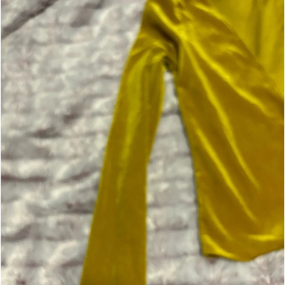 Urban Outfitters Top Gold Velvet Small - Picture 3 of 7